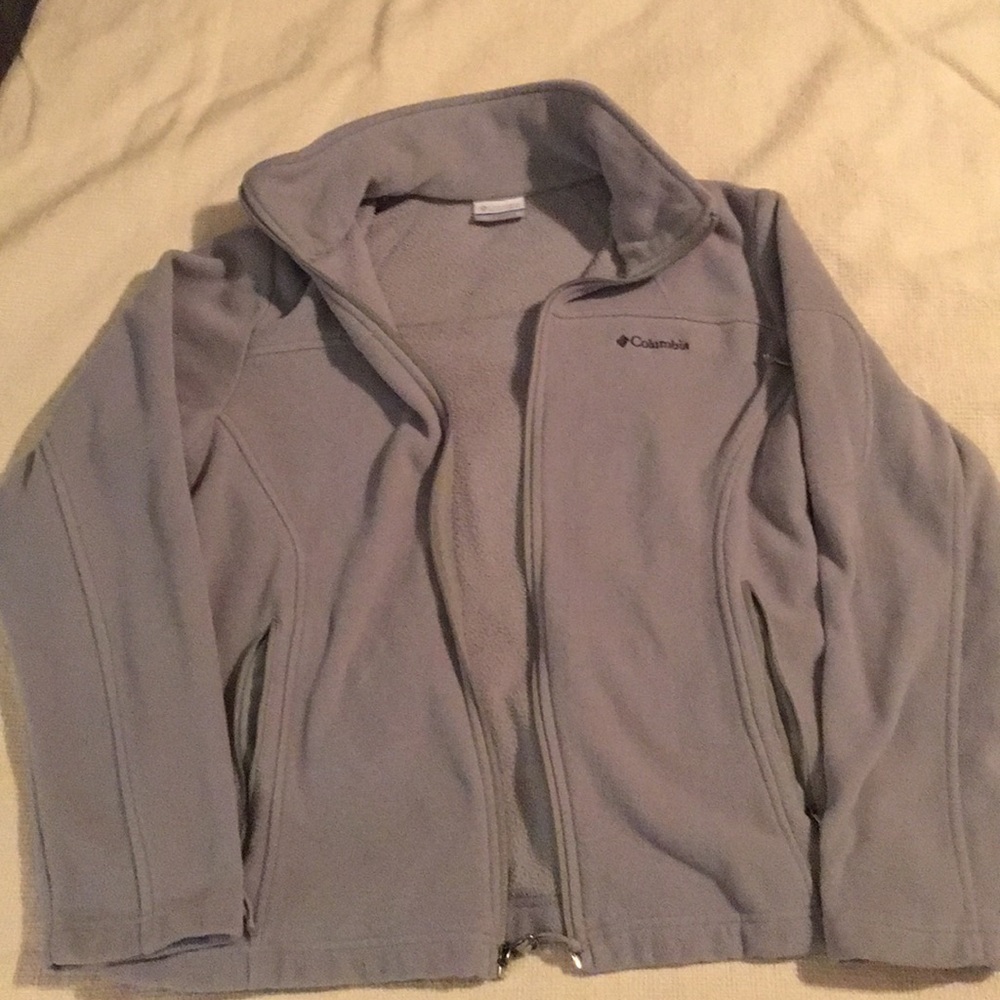 Columbia zip up fleece jacket size M